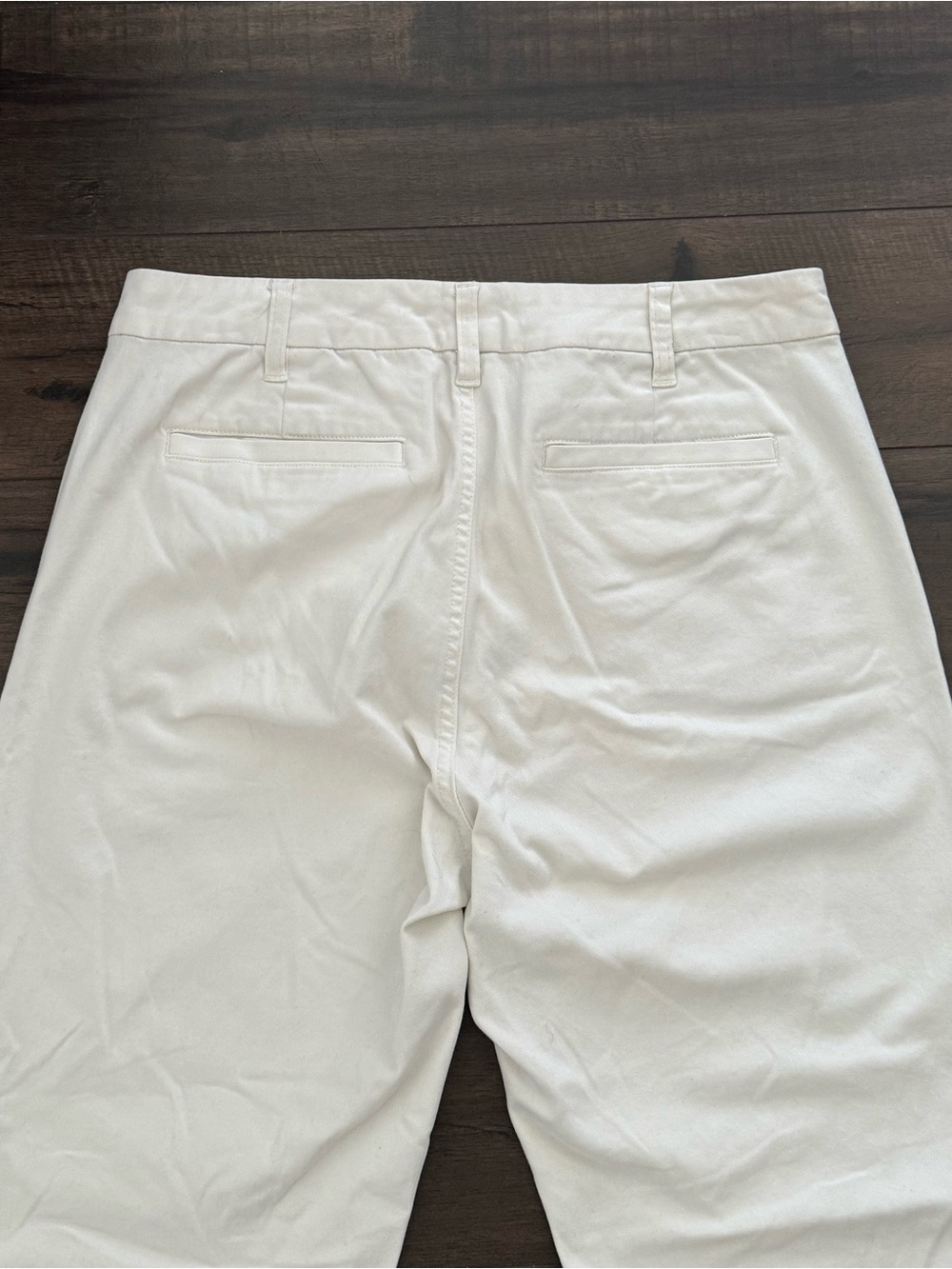 J. Crew High Rise Girlfriend Chino Pants White Size 8 - Picture 5 of 10